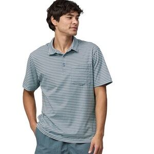 NWT Patagonia Men's Daily Polo *Highlight Plume Grey Size M